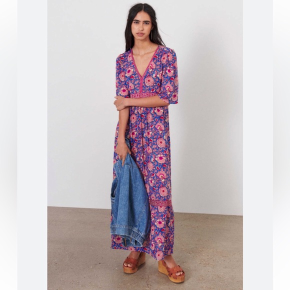 Ba&sh Vally Slit Back Maxi Dress - Picture 3 of 15